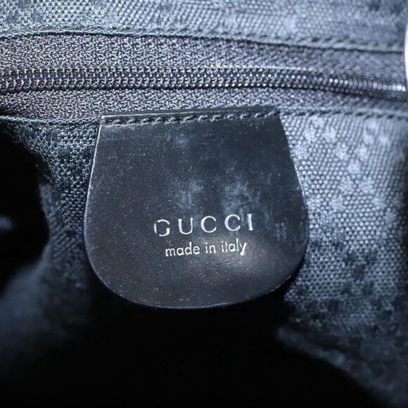 Gucci Bamboo Black Synthetic Handbag (Pre-Owned) - Picture 14 of 16